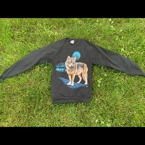 Vintage Wolf Sweater